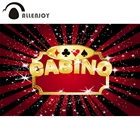 Виниловый фон для фотосъемки с изображением казино, блестящих золотых звезд