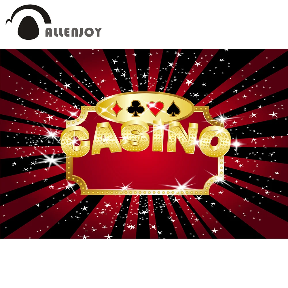 Allenjoy фото фон казино блестящие золотые звезды сверкающие виниловые фоны для