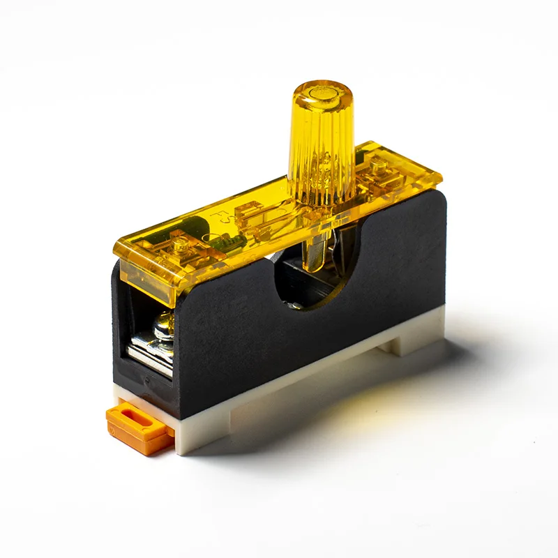 1PCS DC Fuse Holder FS-101 Guide Rail Installation with Light Fuse Box
Low Voltage Fuse Tube Holder Dc24v