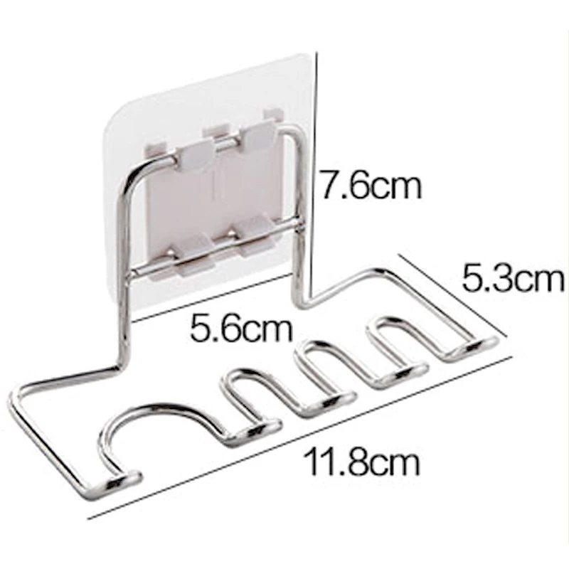 

Stainless Steel Toothbrush Holder Shaver Storage Rack Tooth Brush Shelf Toothpaste Holder Rack Bathroom Organizer Accessories