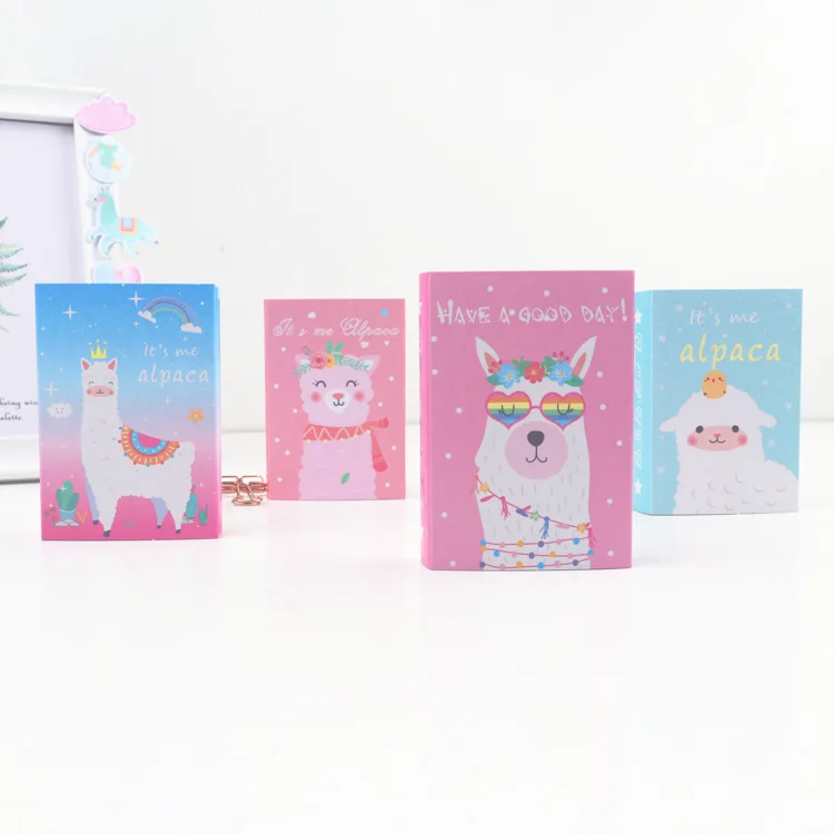 Kawaii Альпака Красочные 6 складной Блокнот N раз бумаги для заметок на клейкой