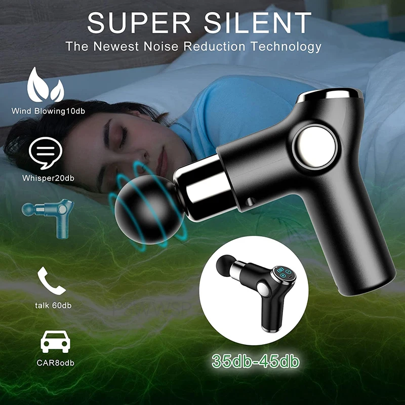 Мини массажный пистолет для глубоких тканей ударный Массажер мышц облегчения