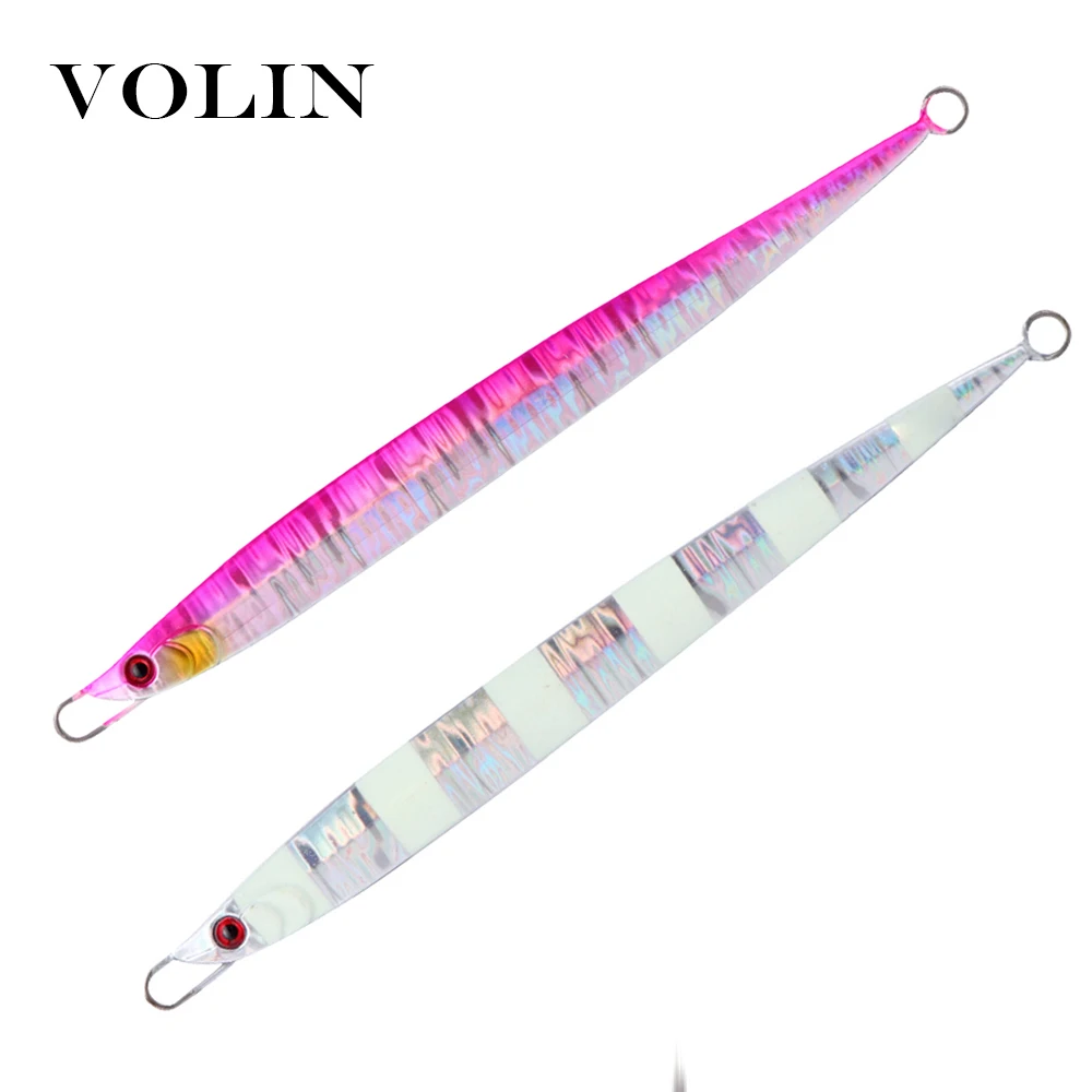 VOLIN новый Matel крючковый лов ложка а так же 30 г 40 60 80 100 135 Sea джиг ведущая рыбу