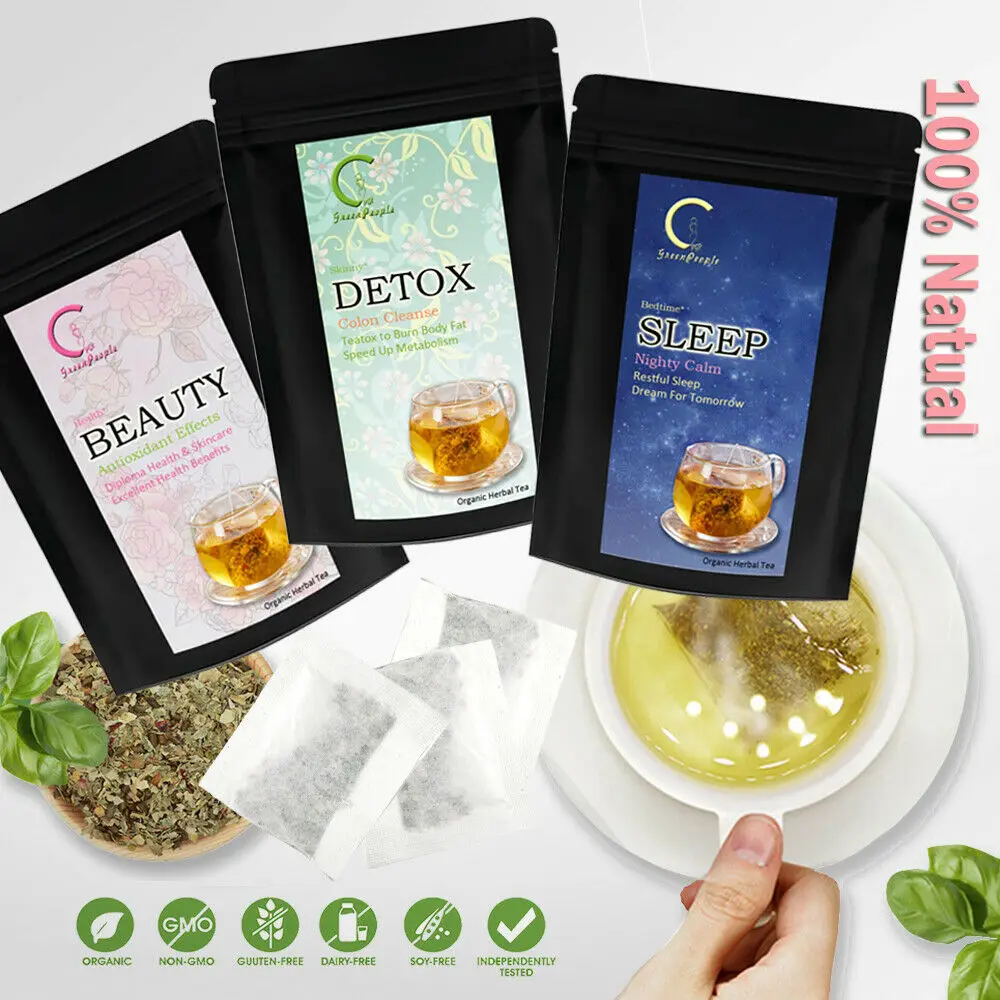 3 вида 14 дневной чистый натуральный травяной Детокс тощий розовый чай для