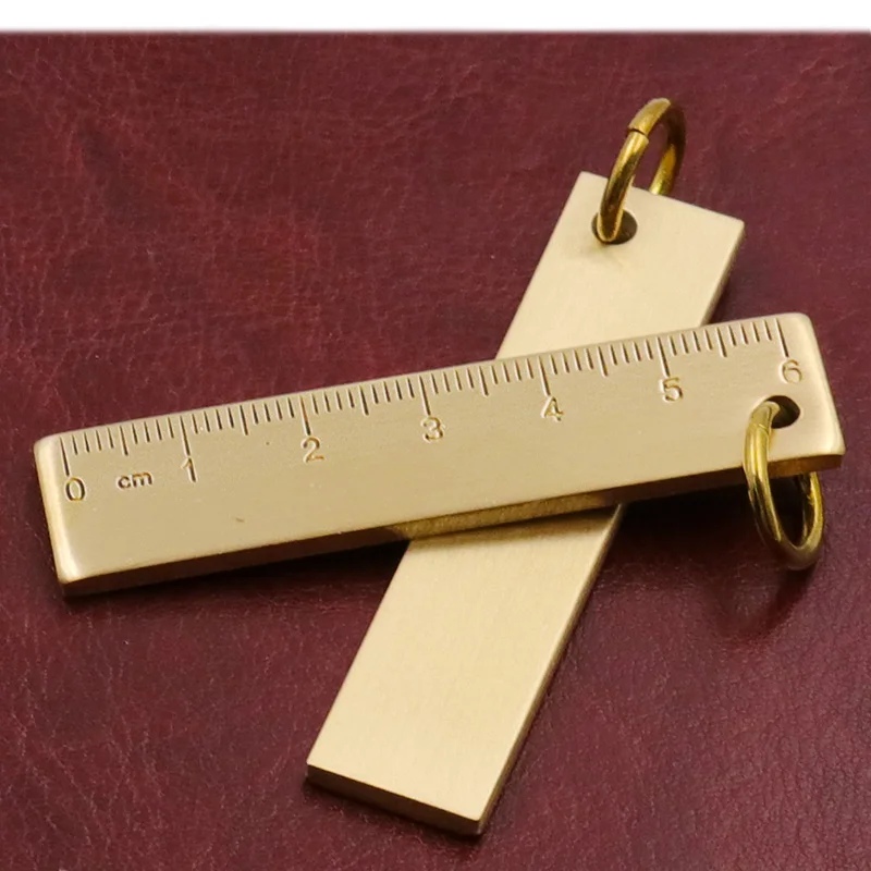 Линейка медная утолщенная 3 мм 6 см | Инструменты