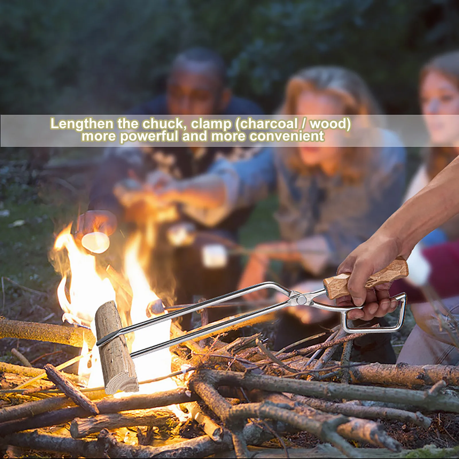 Ножницы для древесного угля ножницы огня инструмент барбекю древесный уголь