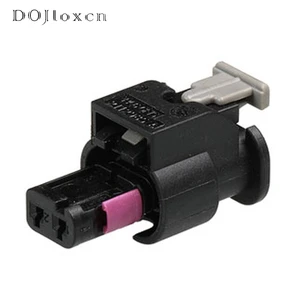 1/5/10/20/50/Sets 2 Pin For VW Audi Impact Sensor Black Female Connector Waterproof Plug 4F0973702 0-2112986-1 1-1718643-1