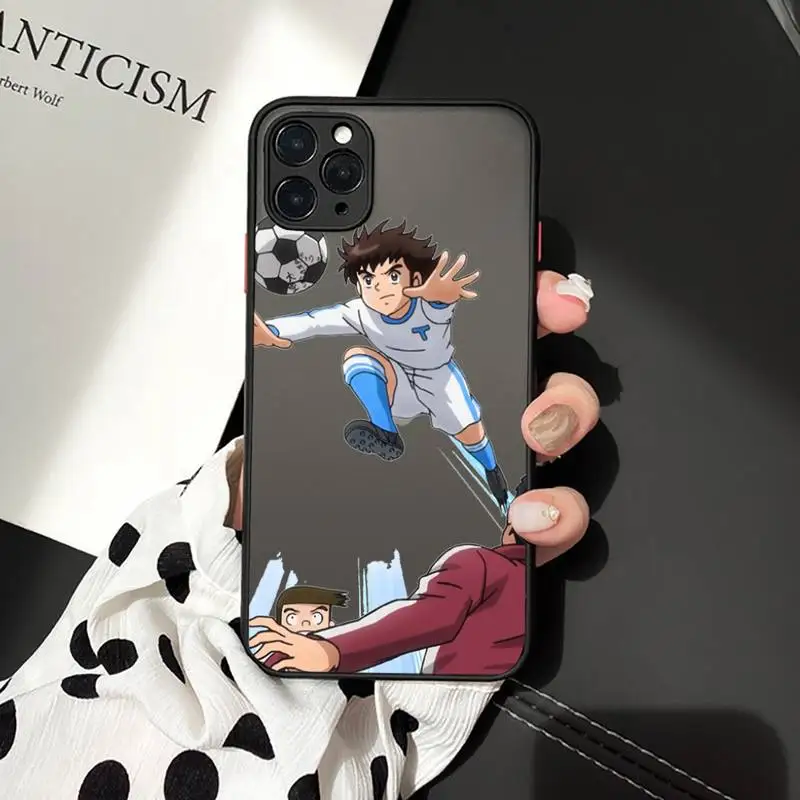 

Captain Tsubasa Phone Case matte transparent For iphone 7 8 11 12 plus mini x xs xr pro max cover