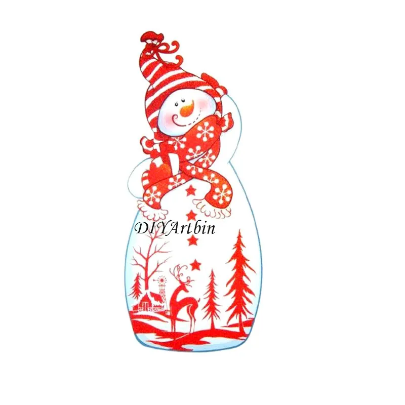 Новое поступление металлические пресс формы в виде снеговика скрапбукинга 2020