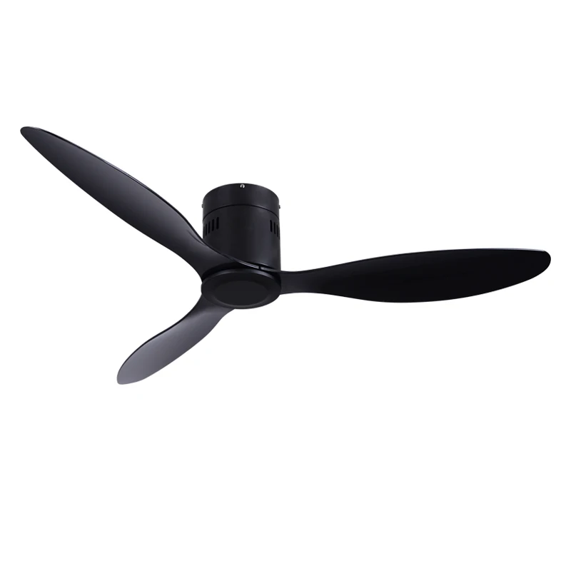 52 Inch Fashion Plastic Blade Led 15W Ceiling Fan Light Decoration Bedroom Ceiling Fan With Remote Control Ventilador De Techo