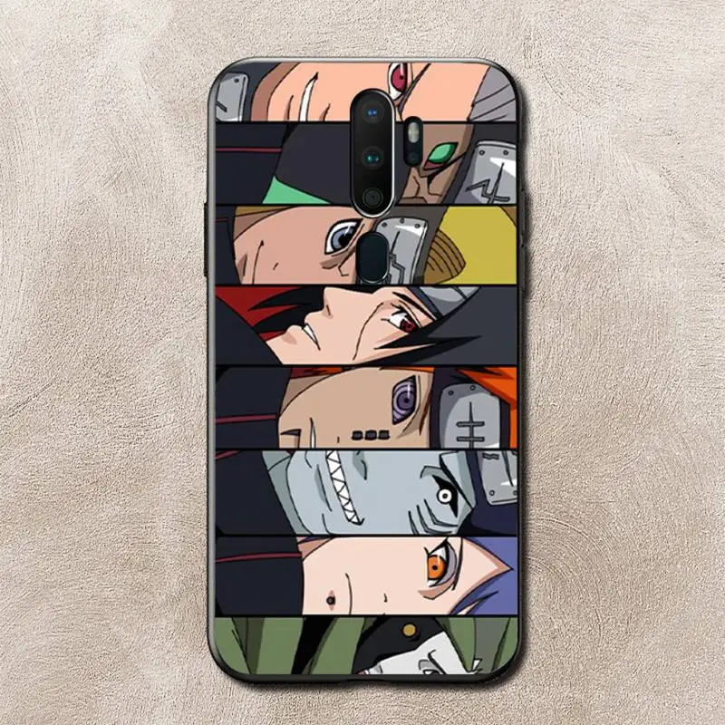 

FHNBLJ Japan Anime Naruto eye Phone Case for Vivo Y91C Y11 17 19 53 81 31 91 55 V17 11i 9 for oppo