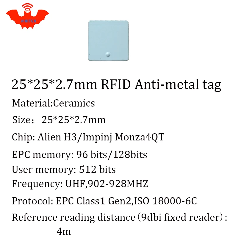 UHF RFID Анти металлическая метка 915mzh 868mhz Alien H3 50 шт Бесплатная доставка инструменты