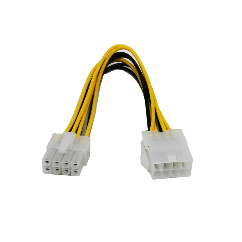 10 шт./лот 8 pin ATX 12V CPU EPS P4 Удлинительный кабель 18 см|8 atx|power extension cablecable cable |