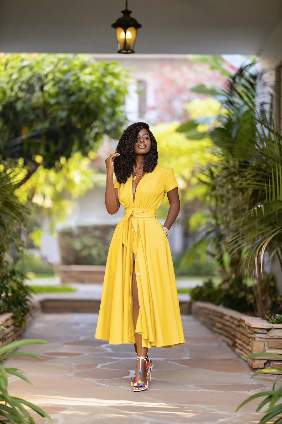

Zoctuo Dress For Women Short Sleeve Solid Spring Dress Autumn Lace Up V-Neck Elegant Party Club Maxi Bodycon Slit Dress 2021 New
