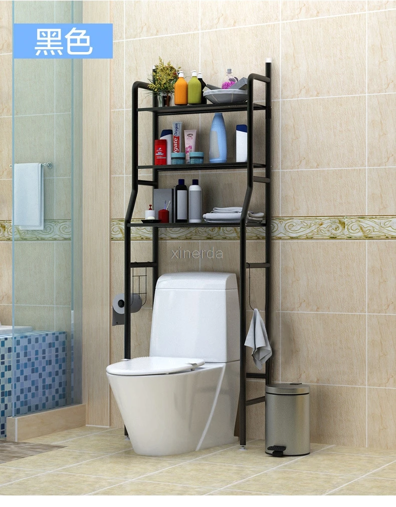 Без перфорации металлическая полка для туалета пол Тип хранения шампунь