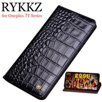 genuine leather flip case for oneplus 7t pro cover magnetic case for oneplus 5 5t 6 6t 7 cases leather cover phone cases fundas