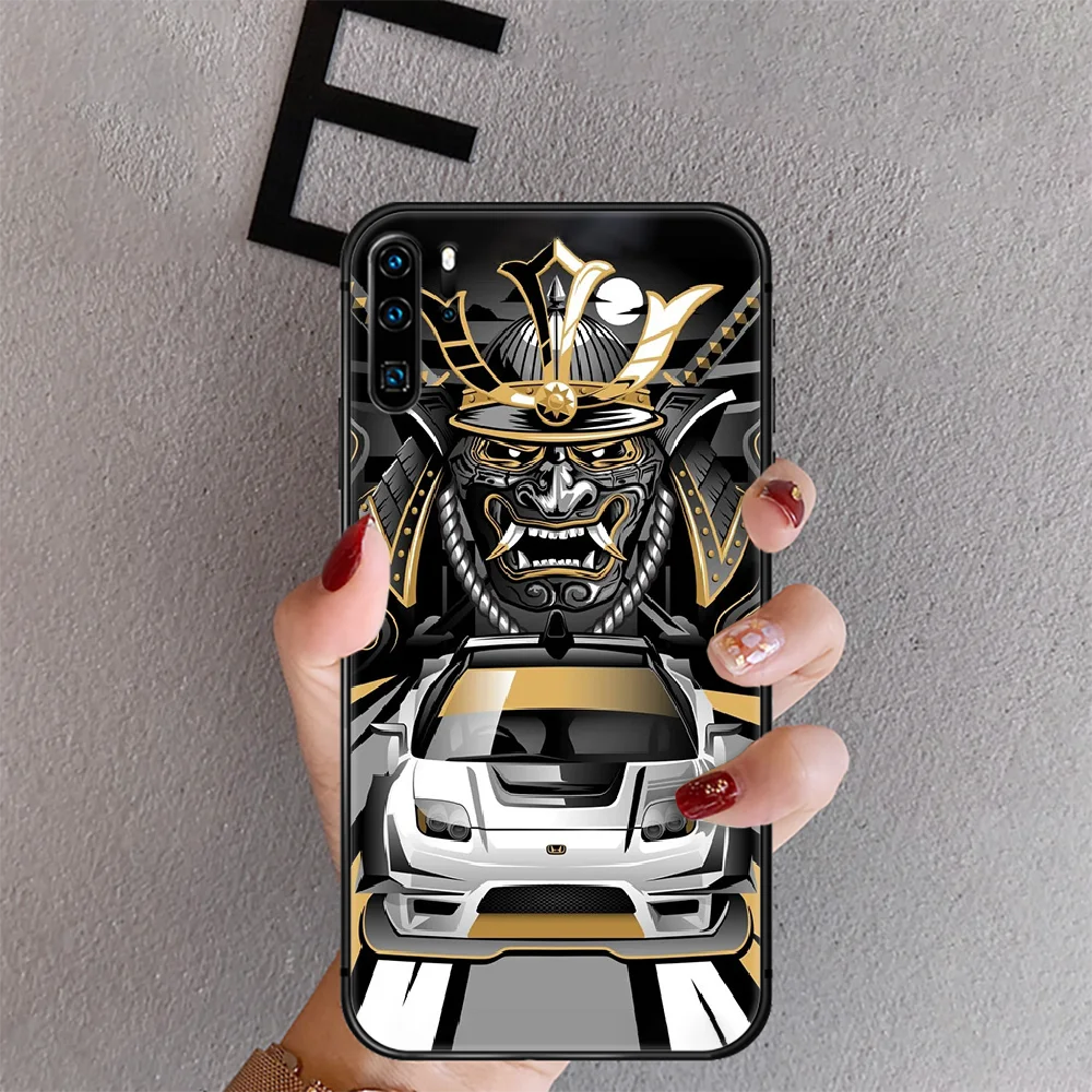 

Car Type R Honda Phone Case Cover For Huawei Mate P 10 20 30 40 Lite Pro Smart Z 2019 Black Black Funda Back