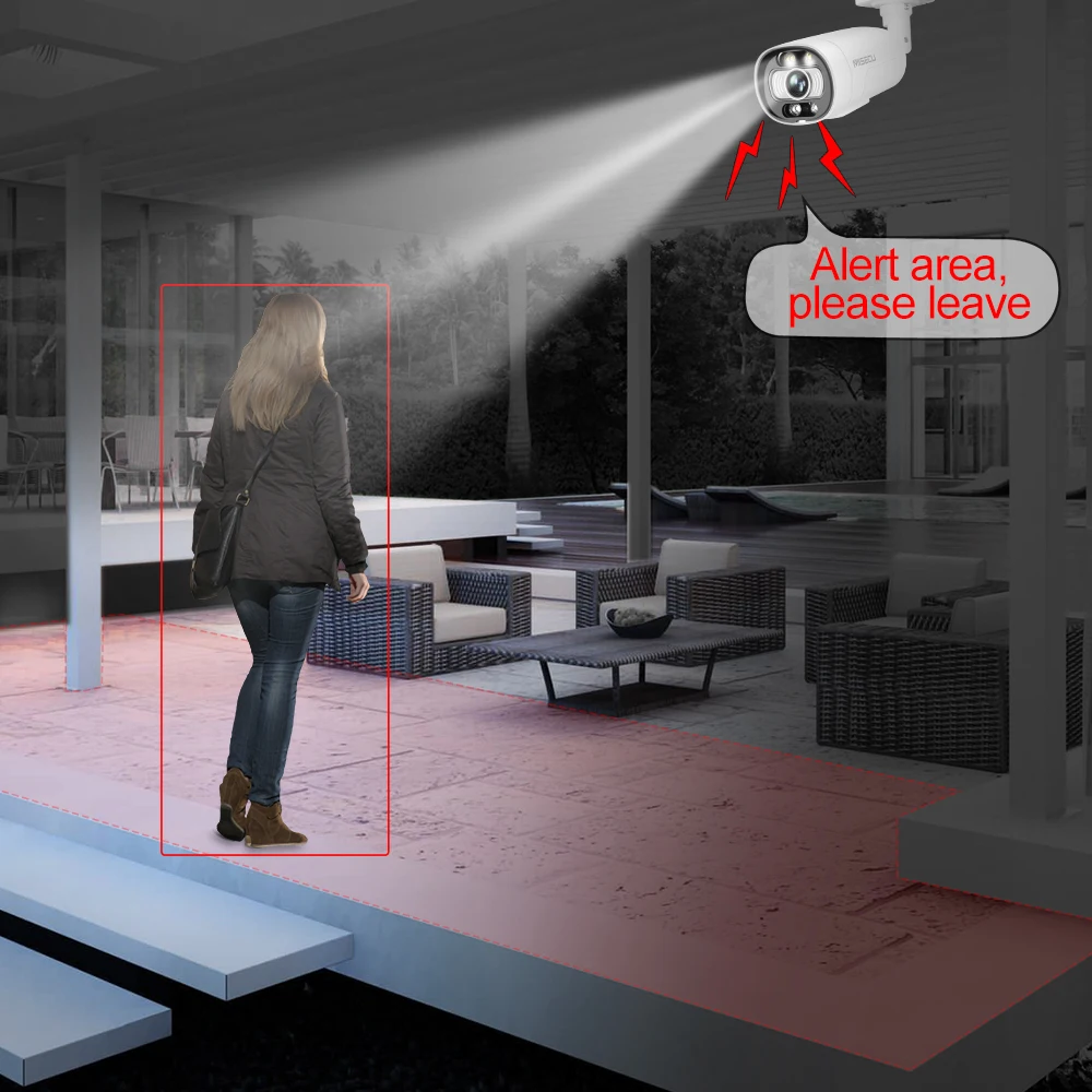 MISECU 16CH NVR 5MP Система видеонаблюдения с камерами 2-сторонней аудиосвязи на открытом воздухе водонепроницаемый набор камер безопасности IP P2P включен.