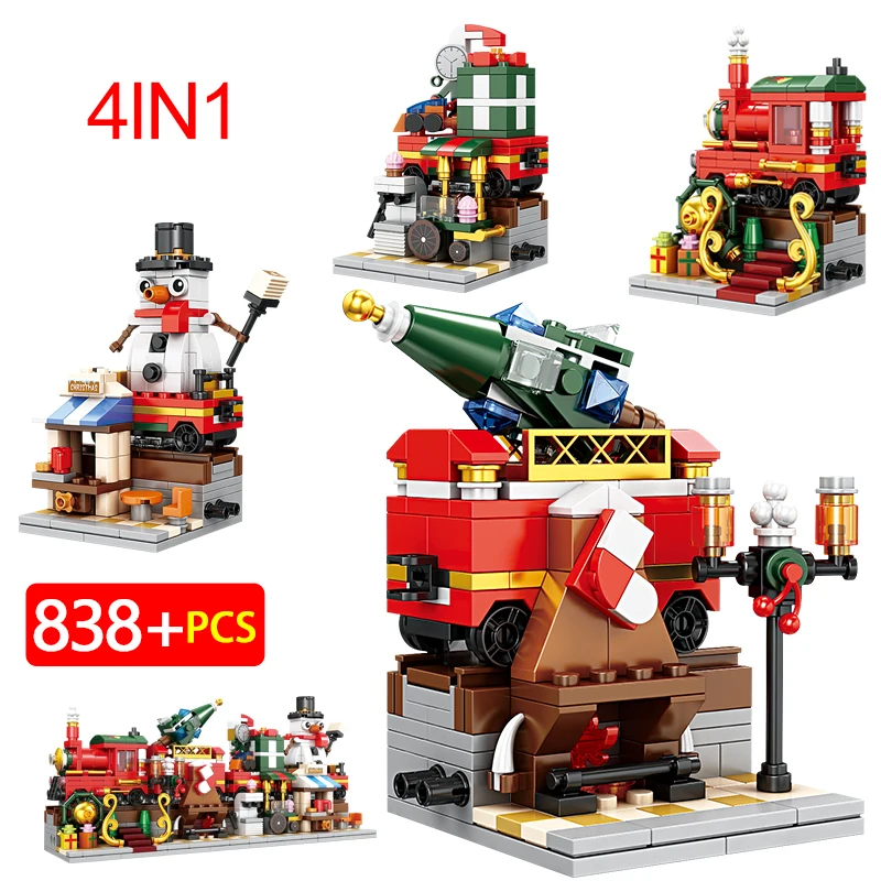 

Конструктор «Город» 4 в 1, 838 блоков