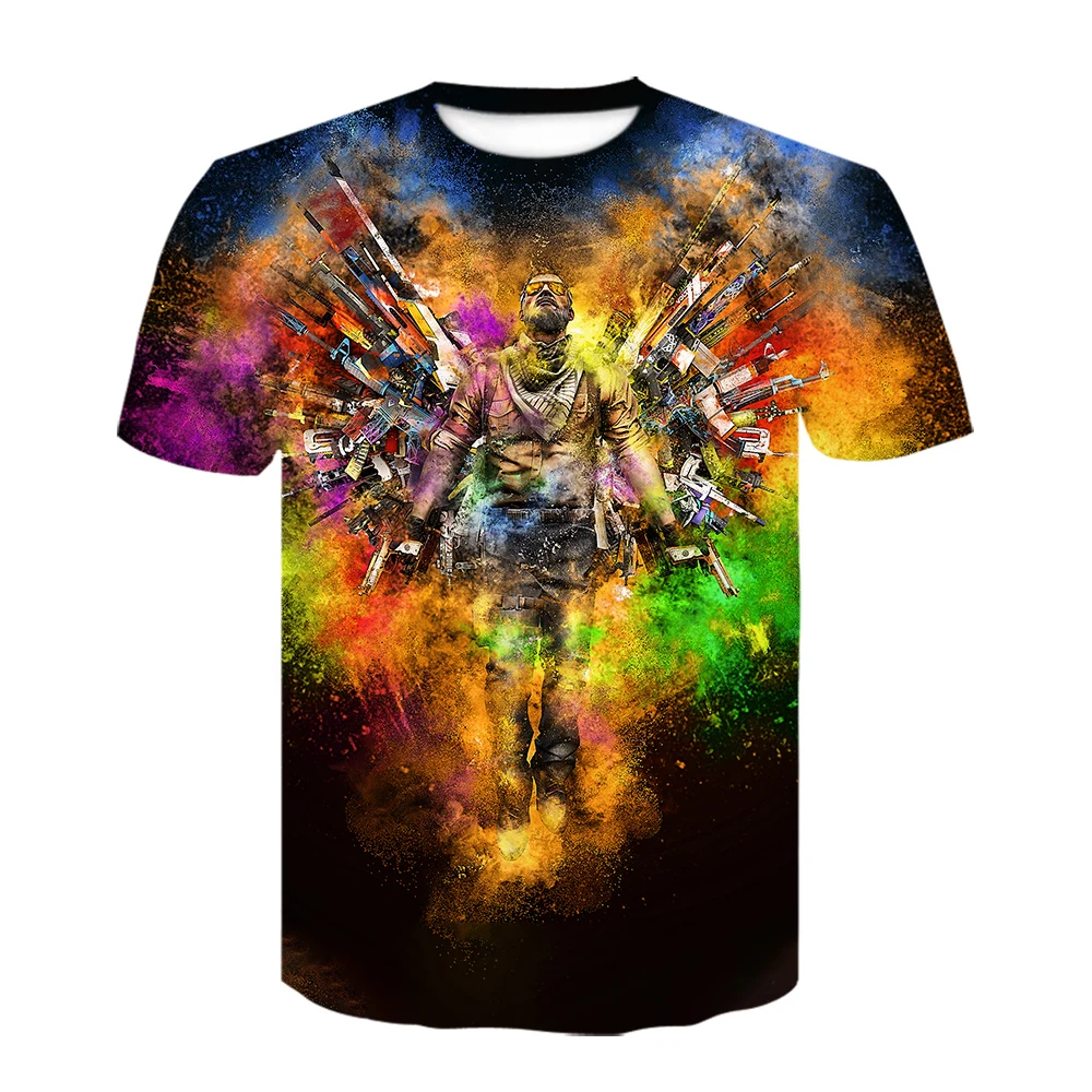 

Counter Strike Global Offensive T-Shirt CSGO 3D Print Streetwear Men Women Fashion T Shirt FPS Game CS GO Hip Hop Male Tees Tops