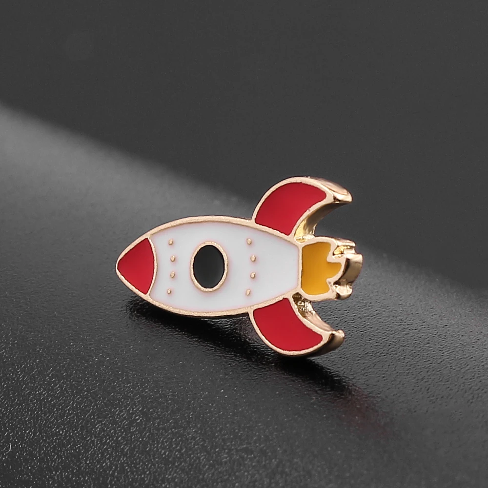 Мультяшные модные ювелирные изделия Вселенная астронавт космический корабль