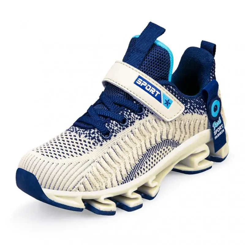 

Boys sneakers kids running shoes outdoor hollow soles children's shoes bounce design girls school sneakers