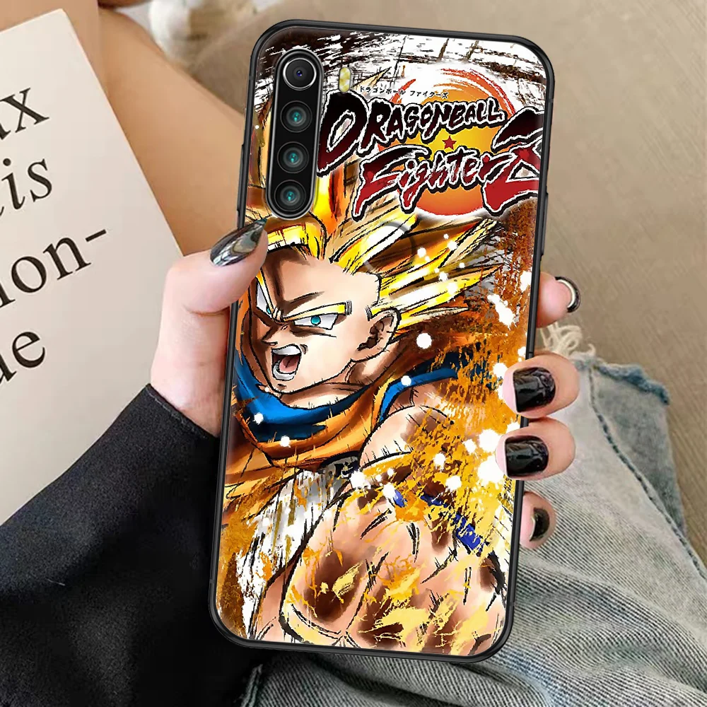 Чехол для телефона с аниме драконами DBZ чехол Xiaomi Redmi Note 7 8 9 10 7A 8T 9A 9T 9S 10S Pro черный
