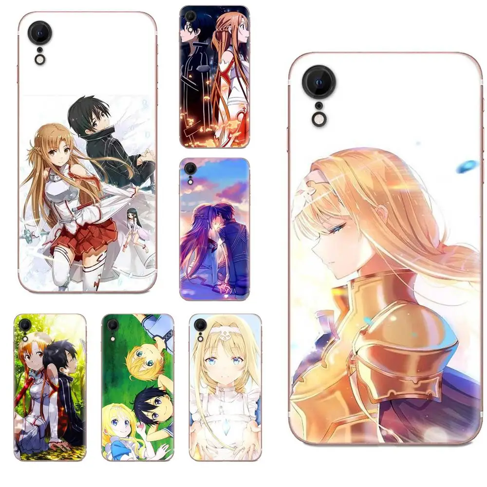 Чехол Sword Art Online Sao japanдля Samsung Galaxy A10 A20 A20E A3 A40 A5 A50 A7 J1 J3 J4 J5 J6 J7 2016 2017 2018|Бамперы| |