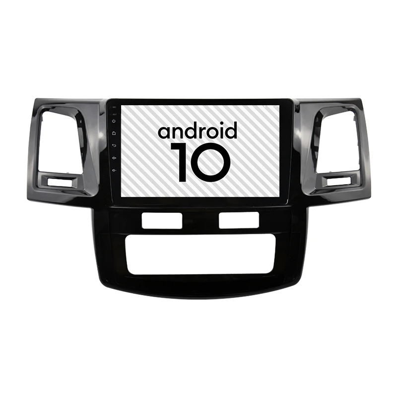 Автомобиль Android 10 0 gps 2.5D Взрывозащищенный экран для Toyota 12 Hilux Fortuner на радио плеер