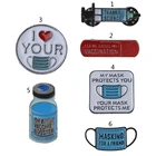 Вакцинированные значки, значки, медицинские эмалированные значки, шприц, инжектор, нагрудные значки, Международный день медсестры, Прямая поставка
