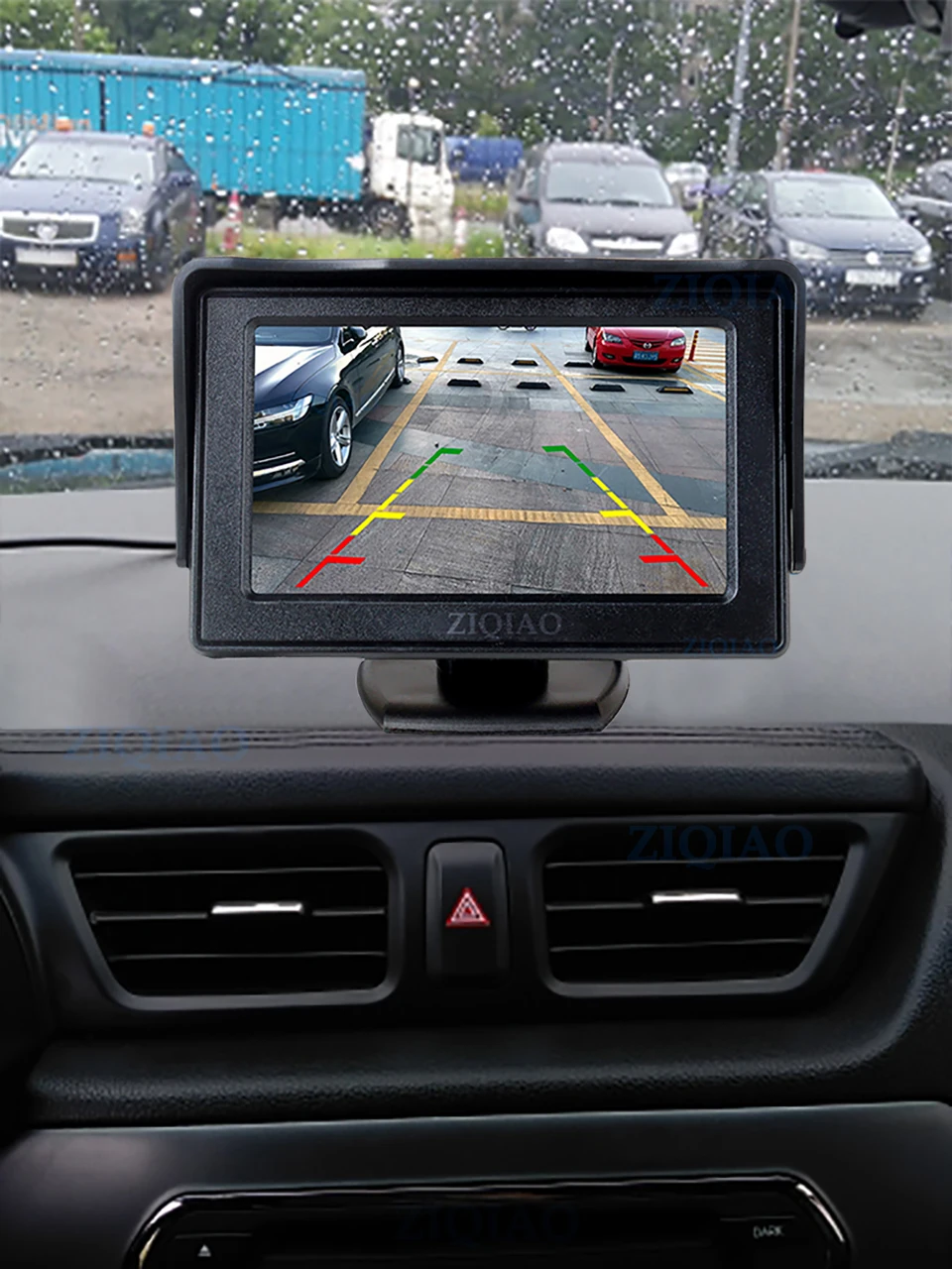 4,3 дюймовый TFT ЖК-монитор для автомобиля, монитор для автомобиля, дисплей, беспроводная камера s, камера заднего вида, парковочная система для автомобиля, монитор заднего вида