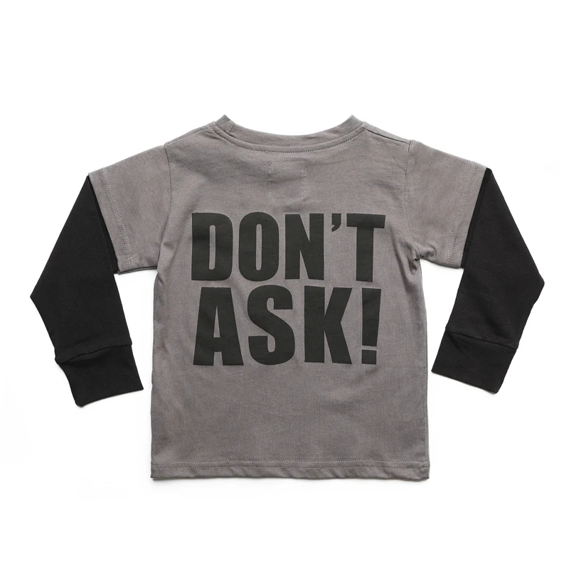 New Autumn Kids T Shirts Toddler Boys Long Sleeve Tops Embroidered Skull T-shirts Baby Girl Clothes Tribal Dancers t-shirt