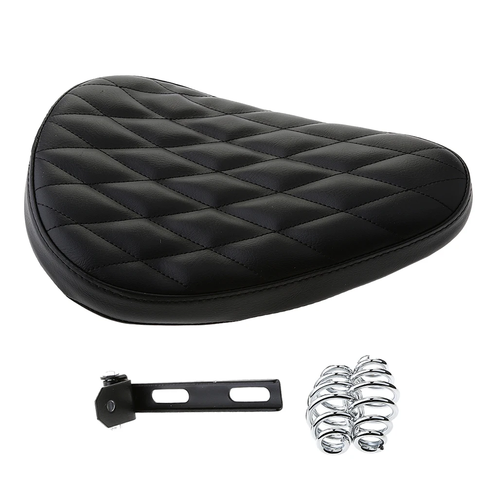 Мотоцикл 3 'пружинный SOLO Tuck &amp Roll Seat для Chopper Bobber Custom|Чехлы на сиденья| |