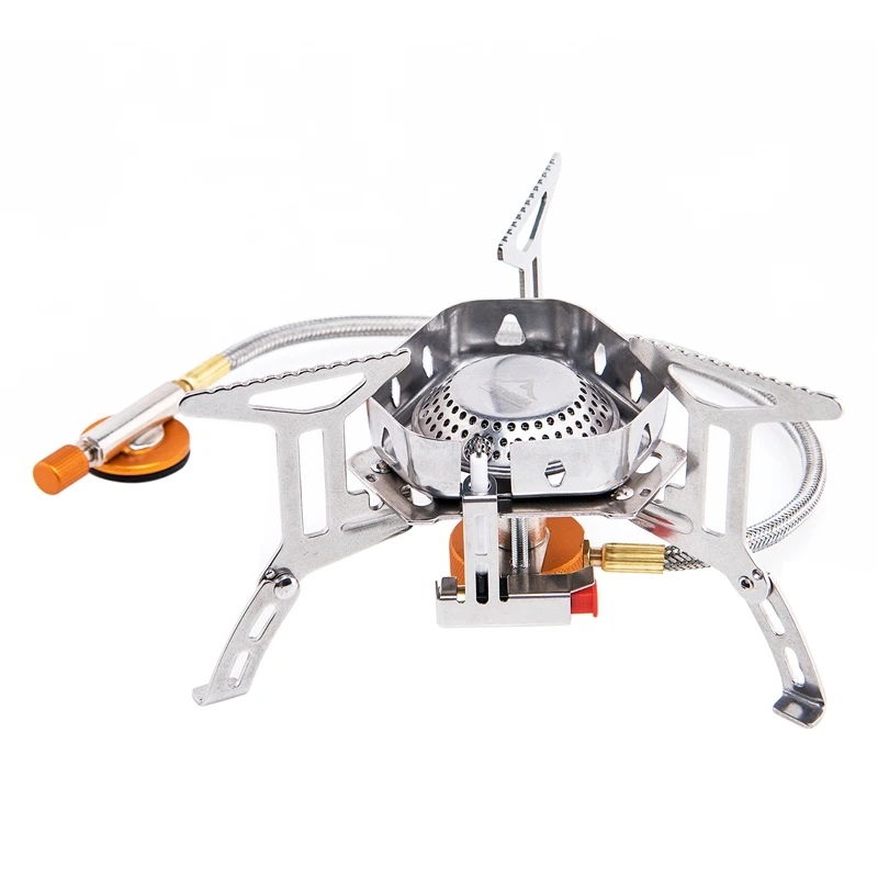 

Widesea Camping Windproof Portable Backpacking Stoves with Piezo Ignition Lightweight Gas Burner for Outdoor