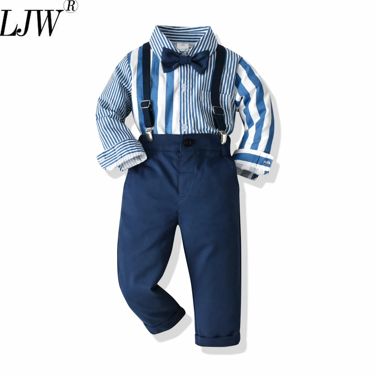 

Рубашка с длинным рукавом и джинсы для малышей, 0-6 лет