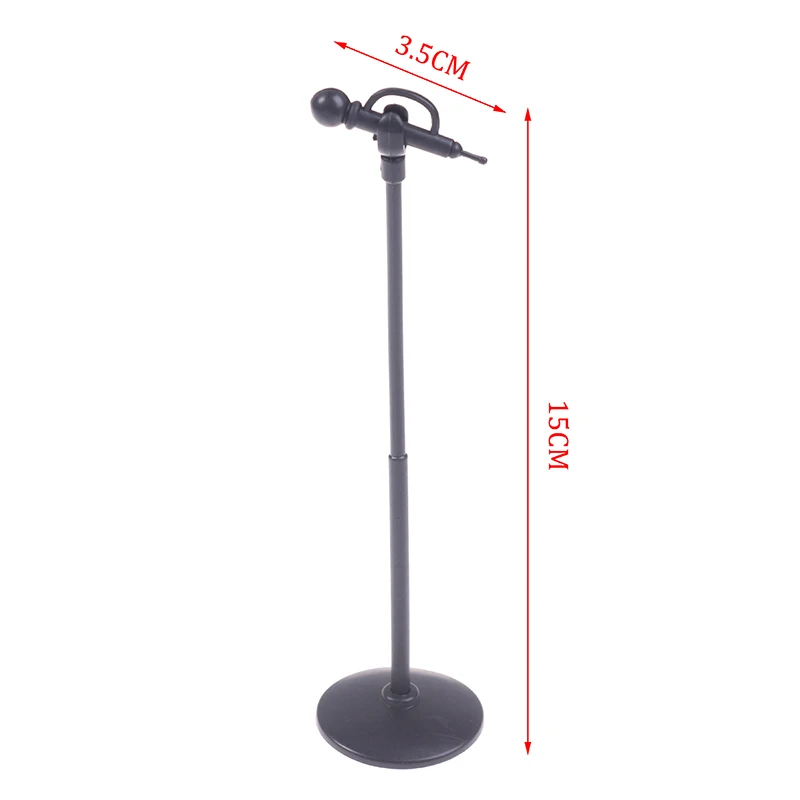 

Cute Mini Plastic Microphone Model Dollhouse Miniature Furniture Accessories