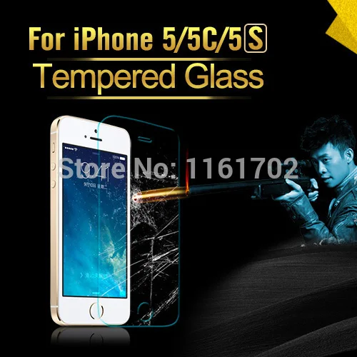 Новинка 0 3 мм 2.5D ультратонкое закаленное стекло премиум класса для iPhone 5 5S 5c