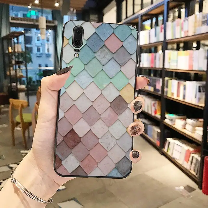 

marble geometry pattern Phone Case For Huawei honor Mate P 10 20 30 40 Pro 10i 9 10 20 8 x Lite
