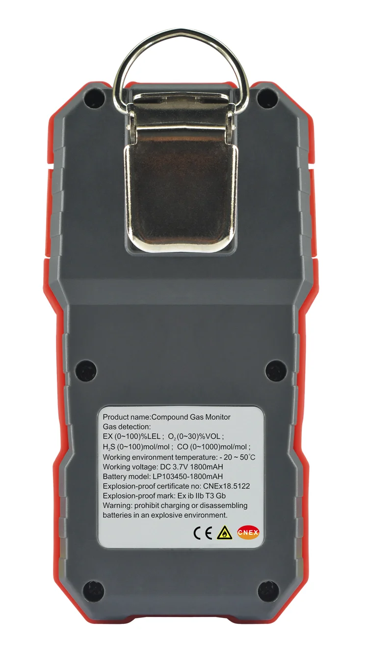 

Hot selling goood quality hand held multi gas detector monitor Compound Gas Monitor