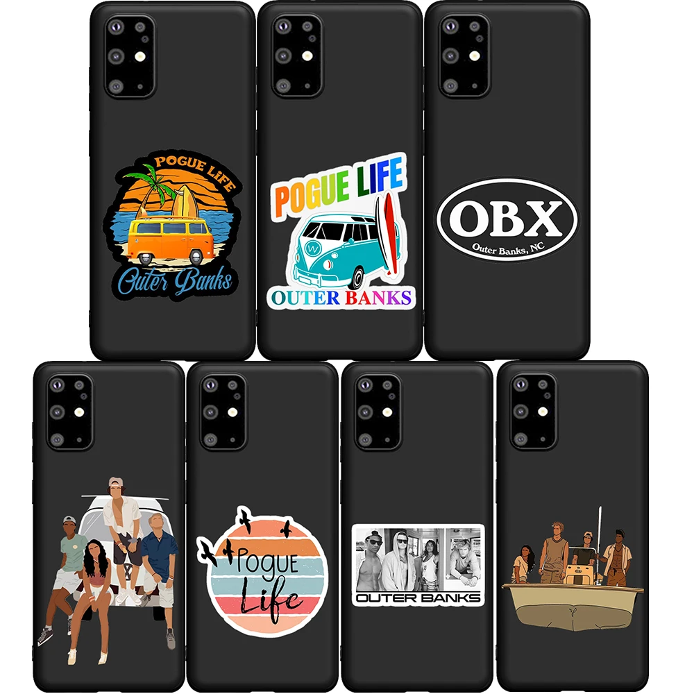 

New Pogue Life Outer Banks - Livin' OBX for Samsung Galaxy S7 Edge S8 S9 S10e S20 S21 Note 8 9 10 20 Ultra Plus Phone Case coque