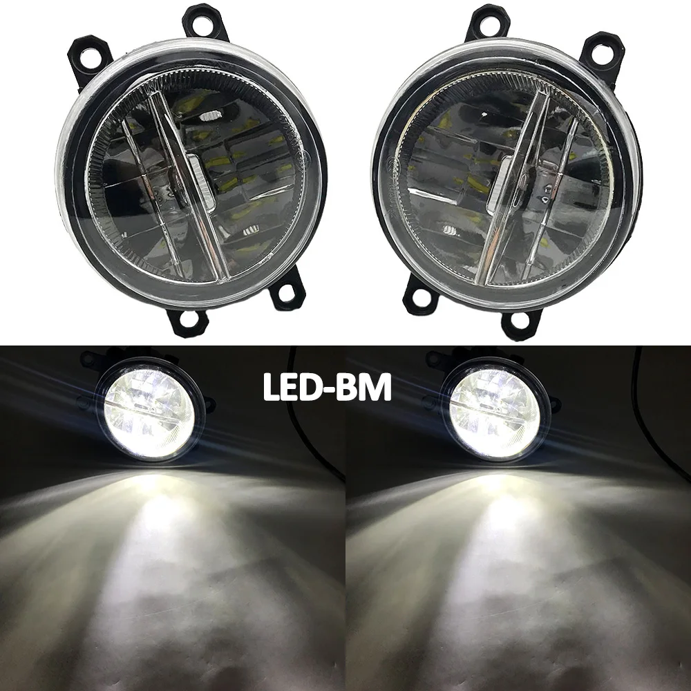 Фото Автомобильный противотуманный светильник в комплекте led для RAV4 2009 2010 2011 2012 DRL передний бампер галогеновая лампа противотуманный светильник ... №5