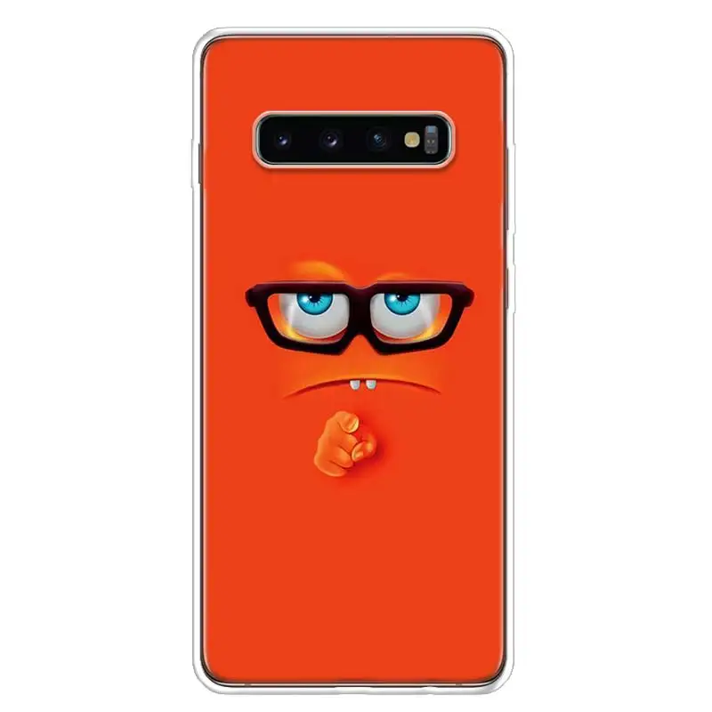 Funny Face Soft Phone Case For Samsung S21 FE S20 Plus Galaxy S22 Ultra S10 Lite 2020 S9 S8 S7 S6 Edge Cover Fundas Pattern Capa