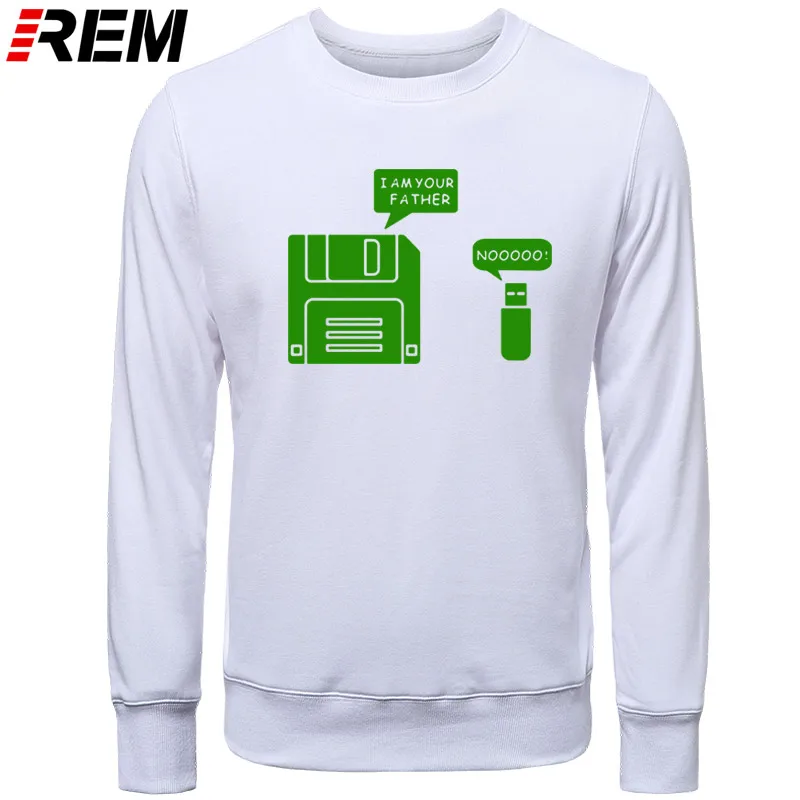REM USB дискета я ваш отец мужские хлопковые с длинным рукавом юмором диск повседневные Camisetas Hombre мужские кофты с капюшоном, толстовки
