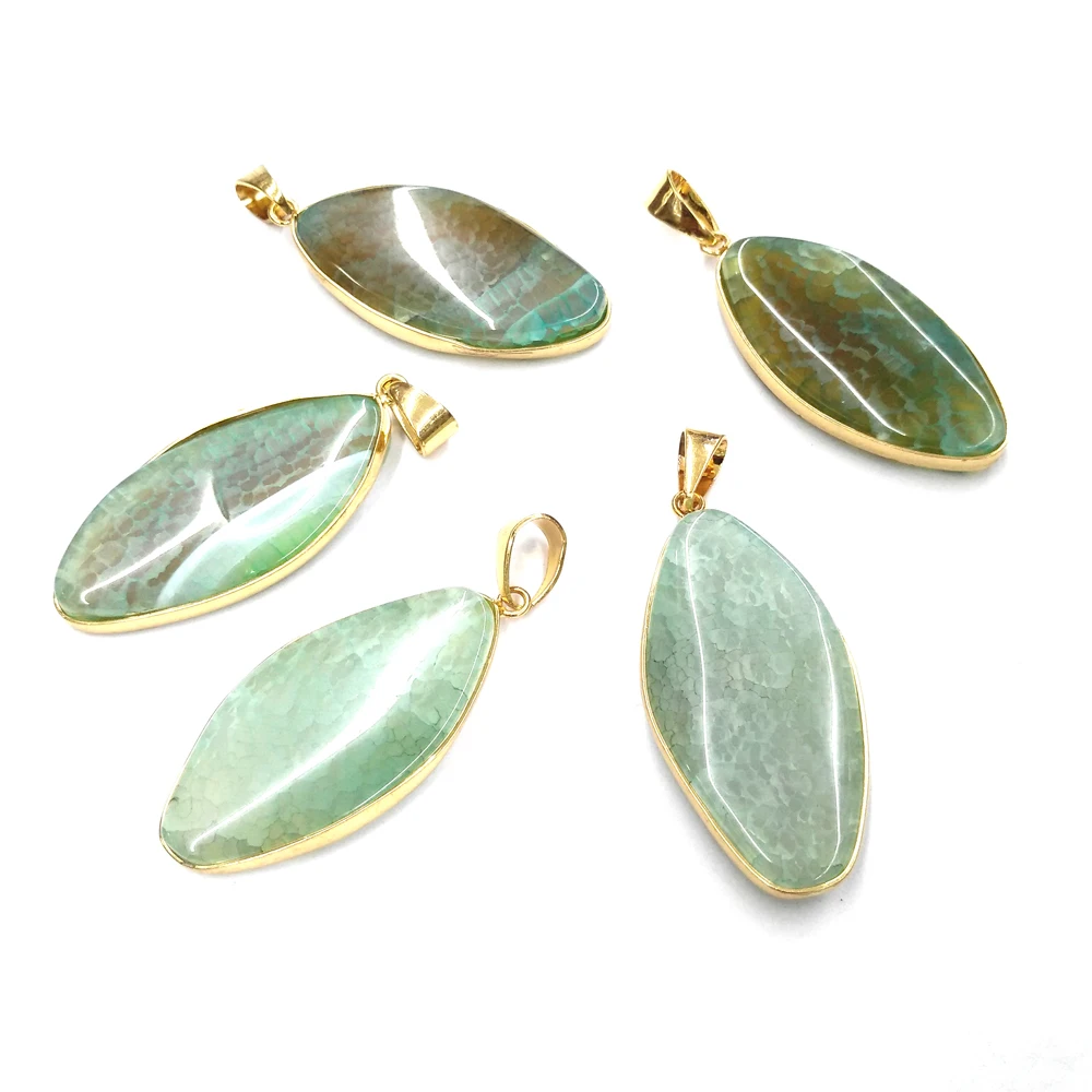 

Подвеска из натурального камня, ожерелье, аксессуары, форма маркиза, узор дракона, агат, камень, Подвески для изготовления ювелирных изделий...