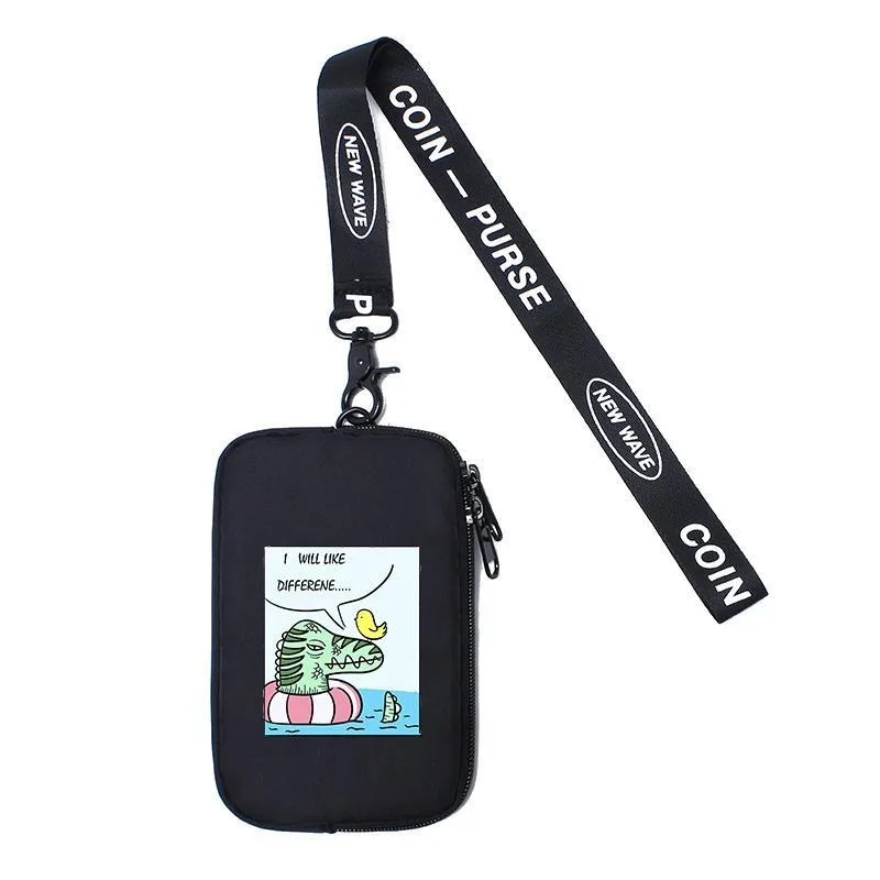 

2021 Men's Wallet Female Nylon Cloth Wallet Small Bag Casual Student Wallets Youth Purse Phone Handbag Womens Wallets And Purses