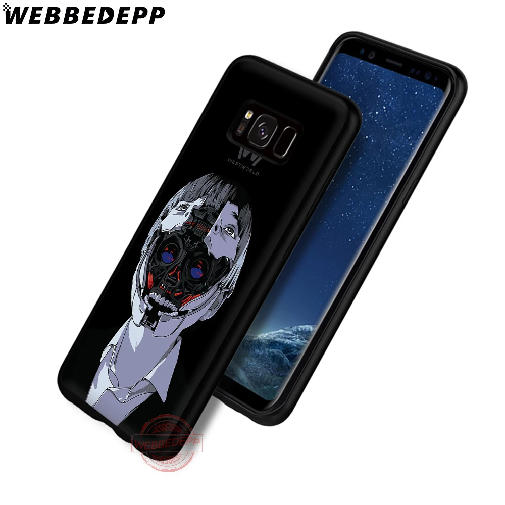WEBBEDEPP Westworld мягкий чехол для телефона с изображением цветов Samsung S6 S7 край S8 S9 S10