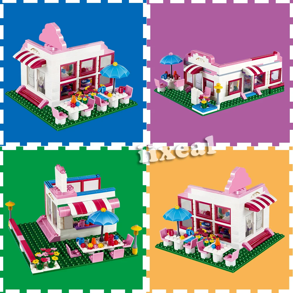 264 шт. строительные блоки девушки дружба дом кирпичи для творчества DIY девочек