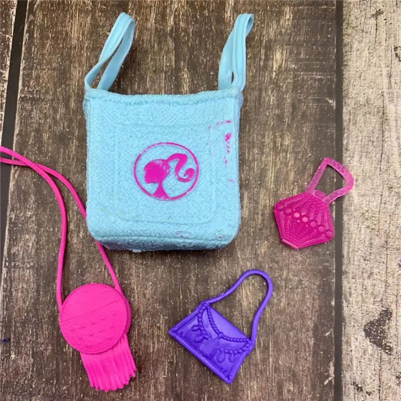 4 шт./партия Симпатичные сумки Красочные плечевые для кукол аксессуары Пижама