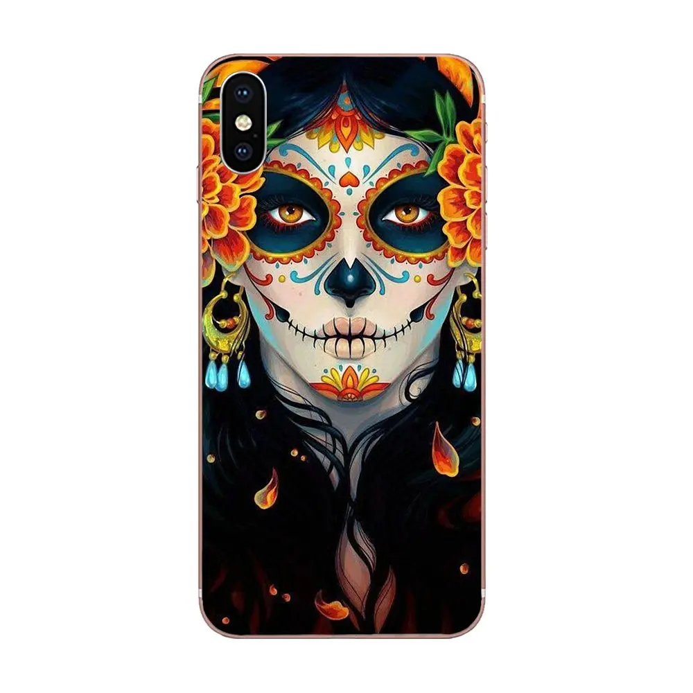 Мягкий чехол из ТПУ с принтом для девочки День мертвых huawei Honor mate 7 7A 8 9 10 20 V8 V9 V10 G Lite