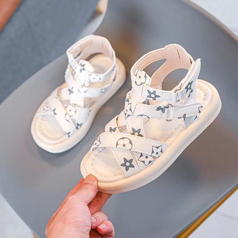 

Girl sandals Roman shoes summer 2021 new children's fashion girl sandals girl princess shoes